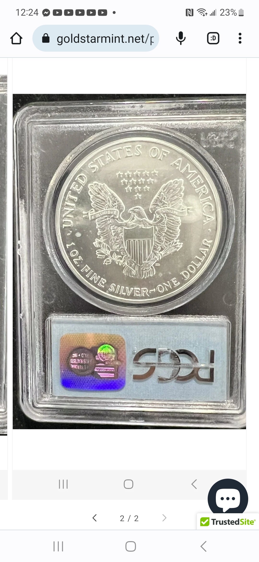 1993 $1 ASE GEM UNC. WTC RECOVERY 9-11-01 PCGS