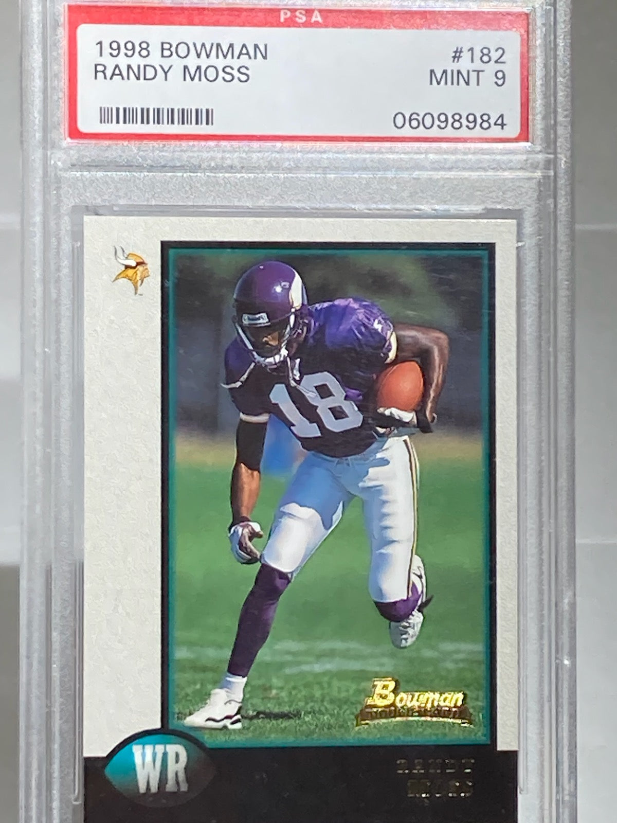 1998 Topps Stars Gold 66 Randy Moss Rookie 484/1999 - Sportsnut Cards