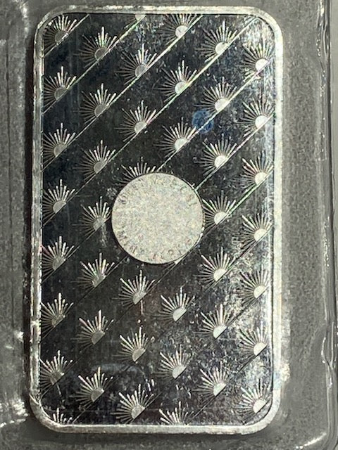 .999 FINE SILVER 5OZ BAR - SUNSHINE MINT - Goldstar Mint 